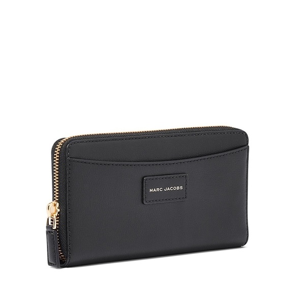 NWT Marc Jacobs Black The Protege Leather Zip Wallet - Picture 4 of 4